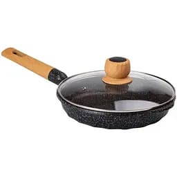 Сковорода універсальна MGC алюмінієва 24 см з антипригарним покриттям, чорний MGC HP-4-423B