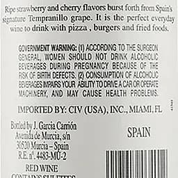 Вино Castillo San Simon Tempranillo, червоне, сухе, 12,5%, 0,75 л (27250) - мініатюра 3
