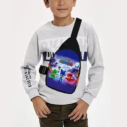 Сумка через плече дитяча Герої в масках 29х17 см сумка слінг для хлопчика (02304)