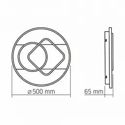 LED світильник функціональний Videx DECORA 50W VL-CLD-999-TT - мініатюра 3