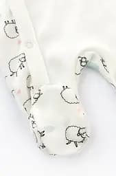 Комбінезон бавовняний для немовлят на кнопках Cute Lamb - мініатюра 5