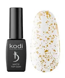 Матове верхнє покриття для гель-лаку Kodi Professional Matte Top Coat Art 03 без липкого шару 8 мл - мініатюра 2