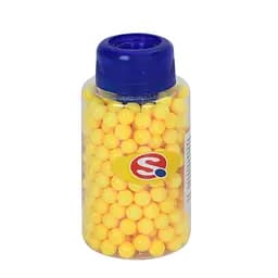 Кульки для дитячої зброї Bambi SQU-047(Yellow) пластик, 6 мм, 320 шт