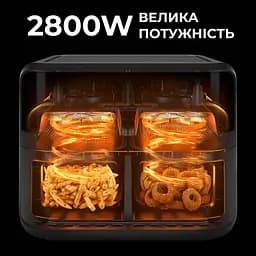 Аерофритюрниця безмасляна Sokany SK-10034 11л електрична з сенсорним керуванням, таймер 2800Вт - мініатюра 8