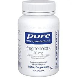 Прегненолон Pure Encapsulations Pregnenolone 30 мг 60 капсул