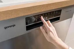 Посудомийна машина Gorenje, 16 комплектів A+++, 60 см, дисплей, 3 кошики, AquaStop, сірий - мініатюра 9