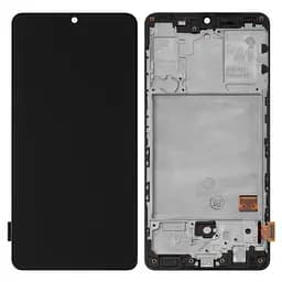 Дисплей Samsung A725 Galaxy A72, A726 Galaxy A72 5G, синій, з рамкою, Original (PRC), original glass