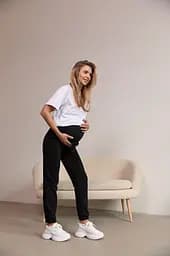 Штани спортивні для вагітних та годуючих демісезон Frankfurt Lullababe розмір XL Чорний - мініатюра 3