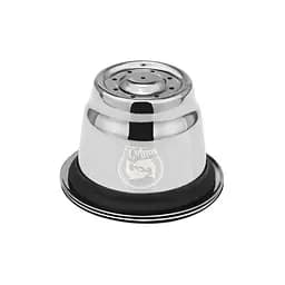 Капсула багаторазова з нержавіючої сталі для кавоварки Nespresso від ICafilas, глянсова. - мініатюра 3