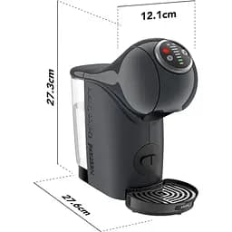 Кавоварка Krups Dolce Gusto Genio S Plus капсульна 0.8 л темно-сіра (KP340B10) - мініатюра 3