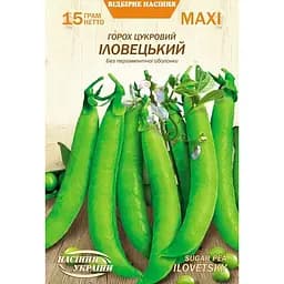 Семена Горох сахарный Насіння України Иловецкий Maxi 15 г (671400)
