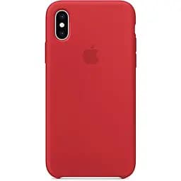 Чохол-накладка Toto Silicone Case Apple iPhone X/XS Red