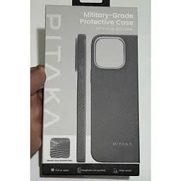 Оригінальний протиударний чохол Pitaka Military-Grade Protective Summa Case для iPhone 16 Pro Max 600D Black/Grey (KI1601PMPA) - мініатюра 7