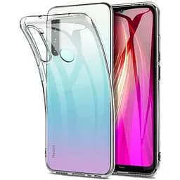 TPU чохол Epic Transparent 1,5mm для Xiaomi Redmi Note 8/Note 8 2021 Безбарвний (прозорий)