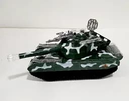 Танк M 1 A2-C "Armed Chariot", інерція, тріщатка, в слюді (6990580110067) Зелений - мініатюра 3
