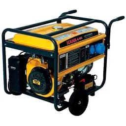 Генератор бензиновий KGL10000CE, 1-фазний 230V, 50Hz, 10kVA/8kW, бак 28 л, витрата 3 л/год, пуск: ручний/стартер, 745х555х650 мм, 88 кг