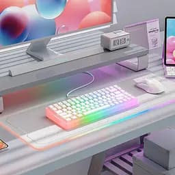 Клавіатура Onikuma бездротова ігрова G20 Bluetooth з USB 2.4GHz адаптером RGB підсвіткою для ПК ноутбука Mac - мініатюра 7