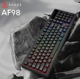 Клавиатура игровая проводная Ajazz AF-B-98 USB Black - мініатюра 4