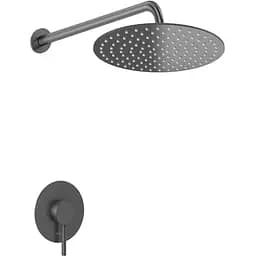 Душова система Kohlman Axel 25 graphite + BOX прихованого монтажу KPL-QW220AG25, Графіт