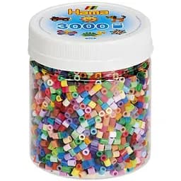 Термомозаїка Hama Набір кольорових намистин Midi 5+, 3000 шт., 50 кольорів (209-68)