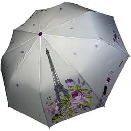 Женский складной зонтик полуавтомат Toprain 96 см фиолетовый