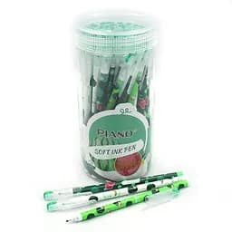 Ручка масляная Piano Watermelon, 0.6/0.7 мм, Soft Ink Pen, 50 шт.