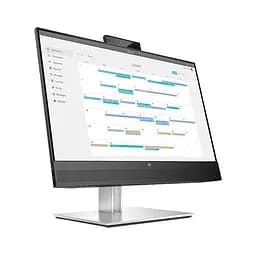 Монітор TFT 23.8" HP E24mv G4, IPS, HDMI, VGA, DP, USB, Cam, HAS, Pivot, колонки, сріблястий (169L0AA) - мініатюра 6