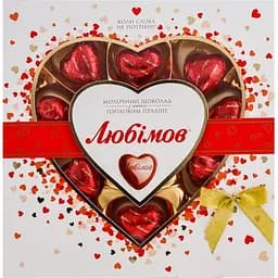 Уценка. Конфеты Любімов с ореховым пралине в молочном шоколаде 108 г