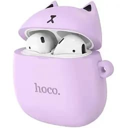 Наушники Hoco TWS EW45 True wireless stereo headset Lilac Cat беспроводные