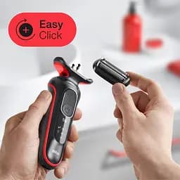 Електробритва Braun Series 5 51-R1000s Black/Red - мініатюра 3