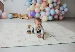 Дитячий двосторонній складаний килимок Poppet Пригоди ведмедиків і Танець панд, 200х180 см (PP003-200) - мініатюра 12