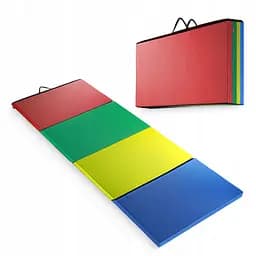 Мат гимнастический складной 4FIZJO XL 240 x 120 x 5 см Multicolor (P-5905973402774)