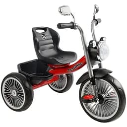 Триколісний велосипед Best Trike BS-69116 з музичною фарою та кошиком червоний