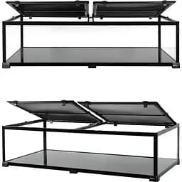 Тераріум Repti-Zoo Super Vision 360 120x45x45 см (RKE1204545) - скляний тераріум для рептилій та амфібій - мініатюра 3