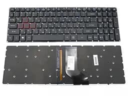 Клавіатура для ACER G3-571, G3-572, Predator Helios 300, PH317-51, PH315-51 (RU Black з підсвіткою), NK.I1513.053. Оригінал