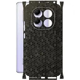 Защитная пленка StatusSKIN для Xiaomi Redmi Note 14 Pro 4G Корпус Винил Соты черные