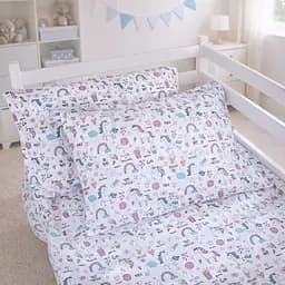 Наволочка MirSon Kids Time бязь Tiny Unicorn pink 70x70 см (2200012579558)