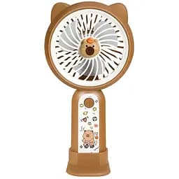 Дитячий портативний USB-вентилятор Капібара коричневий (SD-18A)