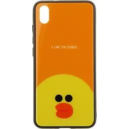Чохол-накладка Toto Cartoon Print Glass Case Xiaomi Redmi 7A Line friends Sally