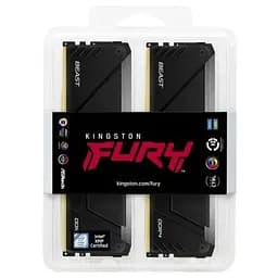 Модуль пам'яті для комп'ютера DDR4 16GB (2x8GB) 3200 MHz Beast Black Kingston Fury (ex.HyperX) (KF432C16BB2AK2/16WP) - мініатюра 15