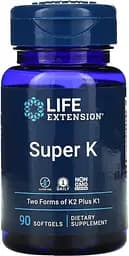 Вітаміни та мінерали Life Extension Super K, 90 капсул