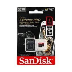 Карта пам'яті microSDXC (UHS-1 U3) SanDisk Extreme Pro A2 1TB class 10 V30 (R200MB/s,W140MB/s) (adapter) (SDSQXCD-1T00-GN6MA) - мініатюра 2