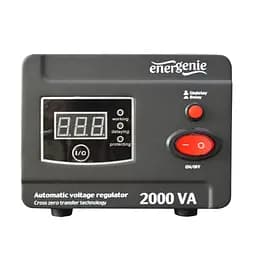 Стабілізатор напруги EnerGenie EG-AVR-D2000-01 2000VA, 2xSchuko 1200 Вт (EG-AVR-D2000-01) - мініатюра 3
