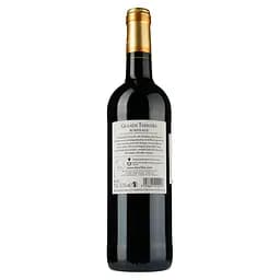 Вино Dourthe Grands Terroirs Bordeaux Rouge, червоне, сухе, 0,75 л - мініатюра 2