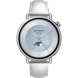 Смарт-годинник Xiaomi Watch S4 41mm Leather Strap Білий BHR07VUGL (1166774) - мініатюра 2