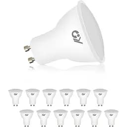 Світлодіодні лампи GY GU10 Холодно-білий 6500K, 8W 800lm Енергозберігаючі світлодіодні лампи GU10, галогенна лампа 80 Вт