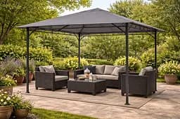 Павільйон садовий Garden Line Grey TUN5736