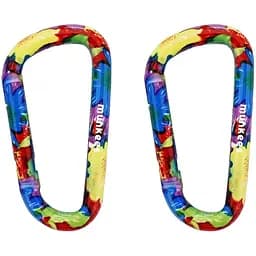 Брелок-карабін Munkees 3327 Flower colored 6х60 мм Multi Color (1012--3327-MC)