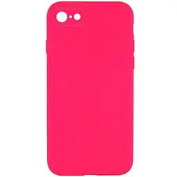 Чохол Epik Silicone Case Square Full Camera Protective AA NOLOGO для Apple iPhone 6/6s 4.7 Рожевий/Barbie pink