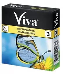 Презервативи латексні Viva Ультратонкі, 3 шт.